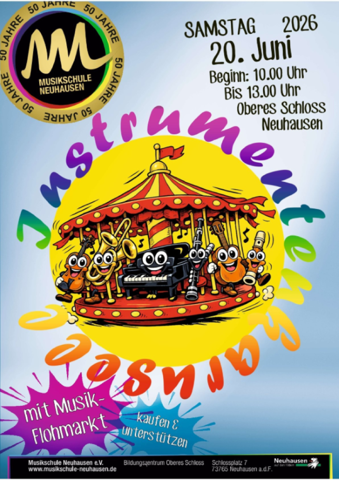 Instrumentenkarussell der Musikschule Neuhausen am 20.06.2026