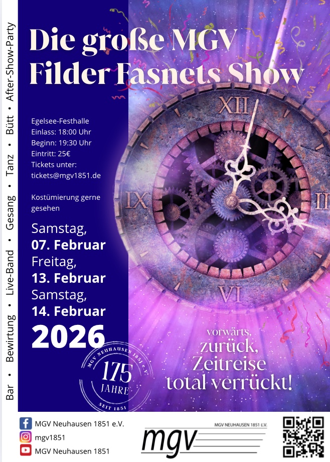 Die große MGV-Filder-Fasnetshow